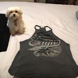 Super cute halter style tank!